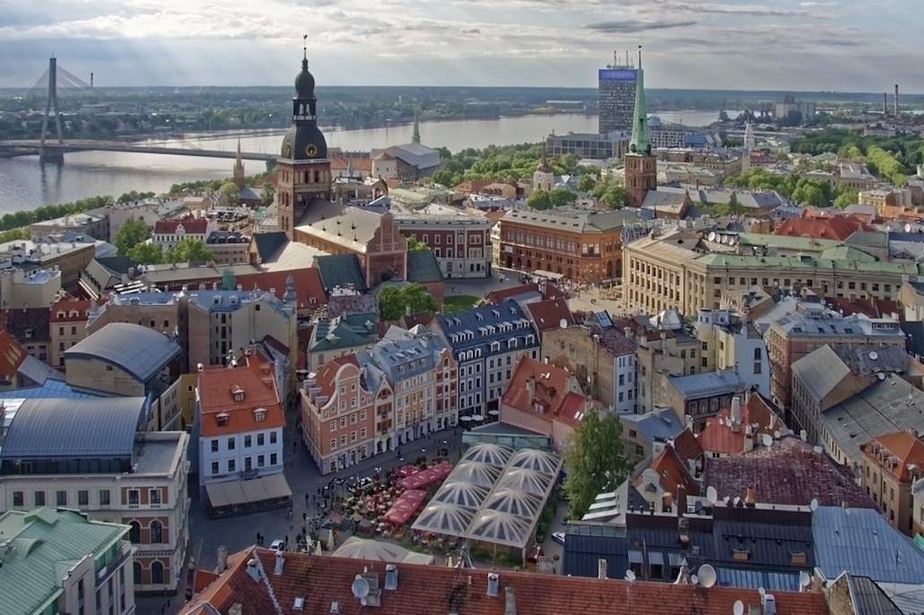 Riga, Lettonia — Concessionario Boutique Mele 1880