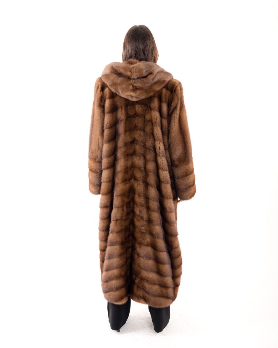 Visone cappotto lungo 1