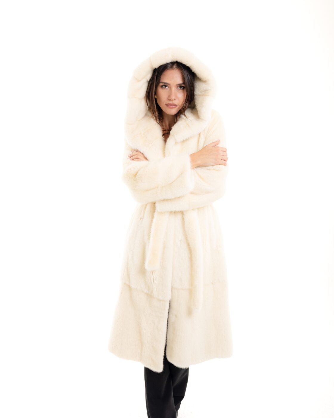 Visone cappotto lungo 3