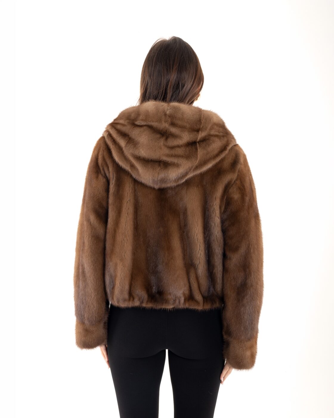 Modello Laura collo cappuccio Demi buff